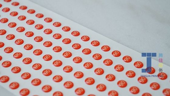 Специализированные напечатанные рельефные этикетки продуктов
