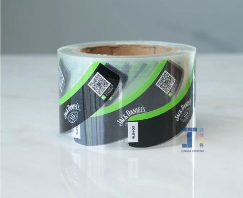 Ролловые листы Опаковка Вино Наклейка Этикетка Полная цветовая печать
