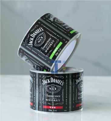 Цифровая печать Персонализированные наклейки на бутылки шампанского