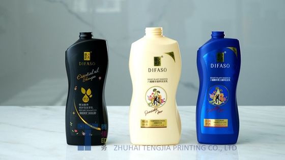 Оффсетовая печать в форме этикеток ПП пластиковые наклейки для бутылок шампуня