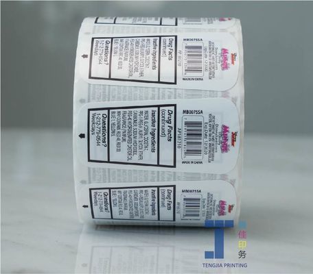 Оффсетовые печатные наклейки с рельефными наклейками